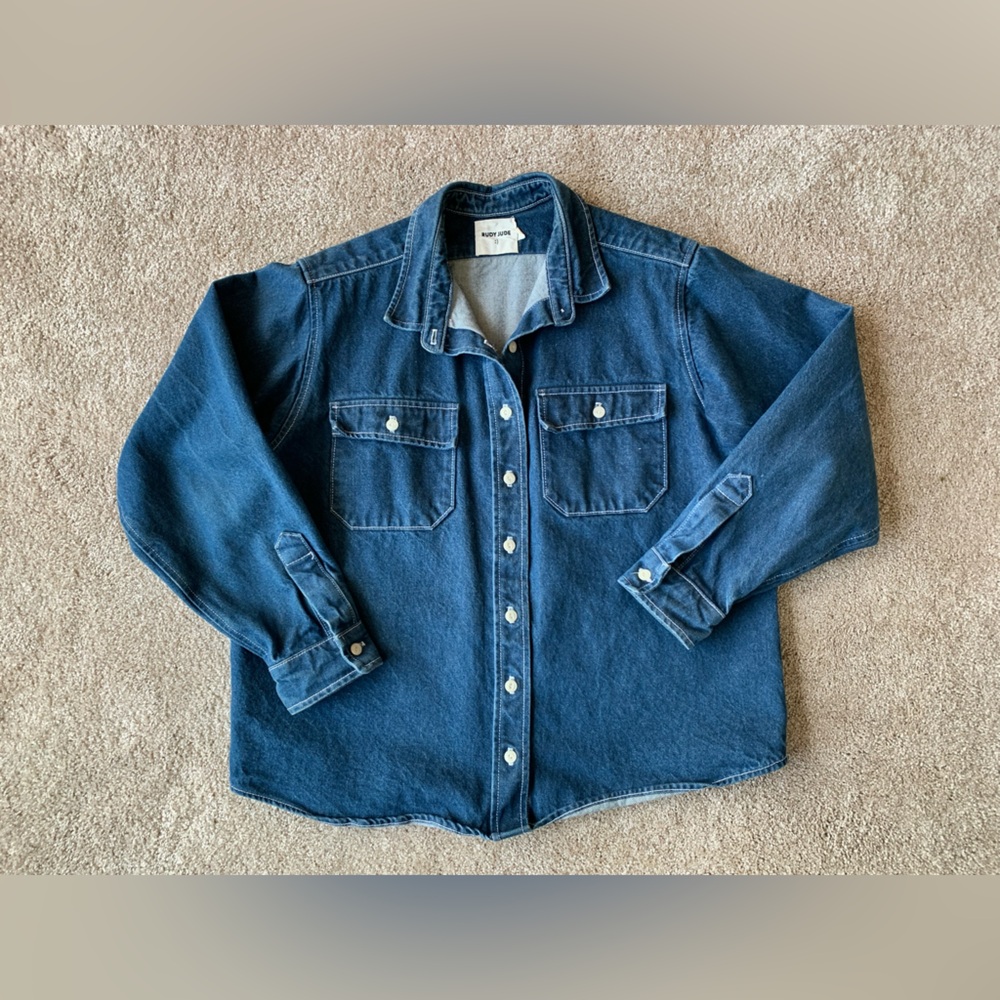 Rudy Jude Indigo Denim Chamois Shirt